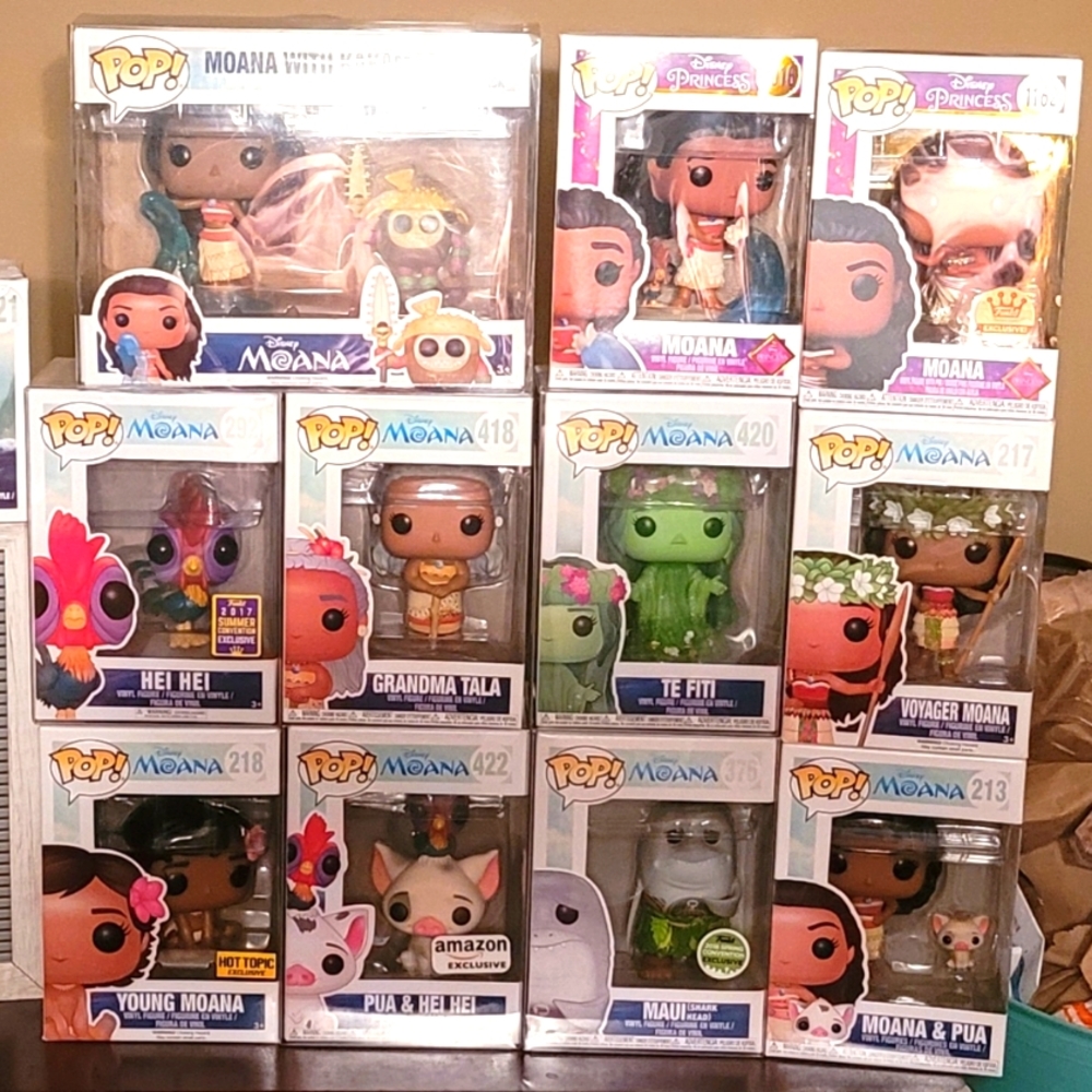 MOANA FUNKO POPS